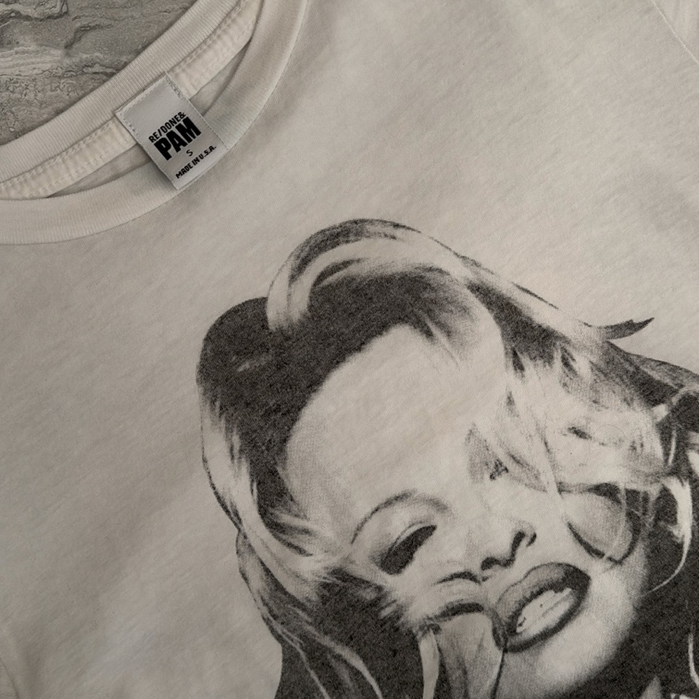RE/DONE Pamela Anderson T Shirt - Picture 7 of 7